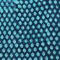 Preview: Indigo Hand Block Print aus Indien - TURQUOISE AKOLA